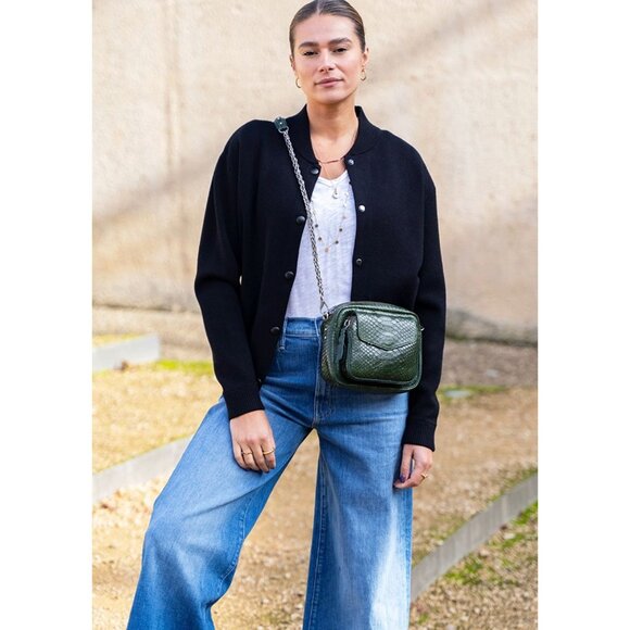 Mother The Undercover Wide Leg Straight Jeans Size 31 in New Sheriff in Town Den - Picture 5 of 9